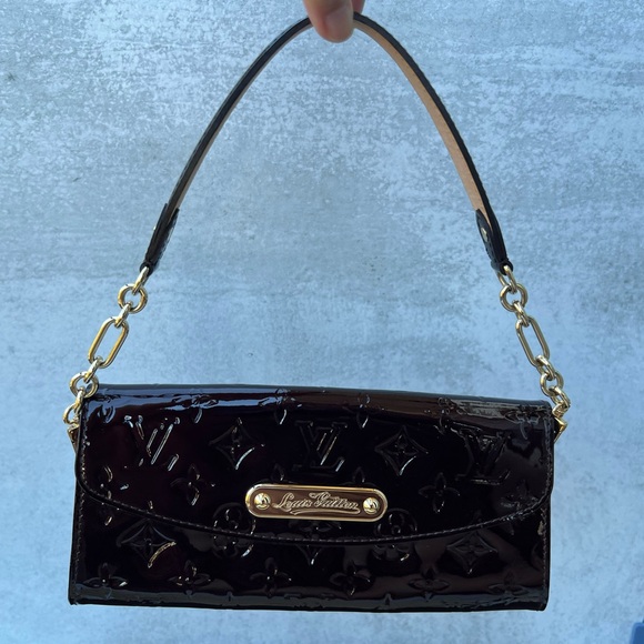 Louis Vuitton Monogram Vernis Sunset Boulevard Amarente - Picture 2 of 14